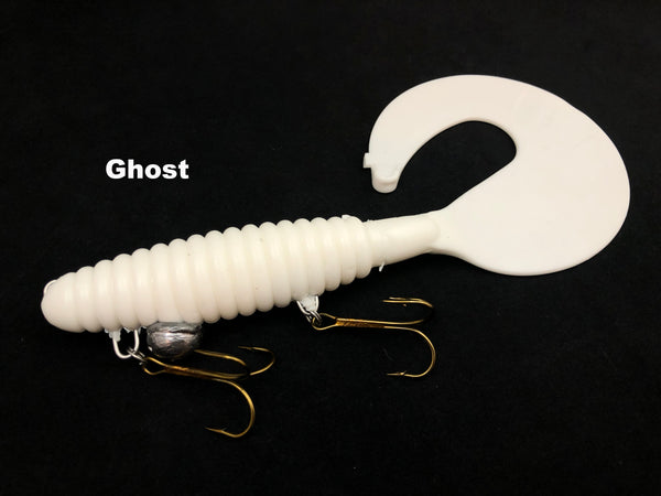 Whale Tail Plastics 8" Whale Tail - Ghost