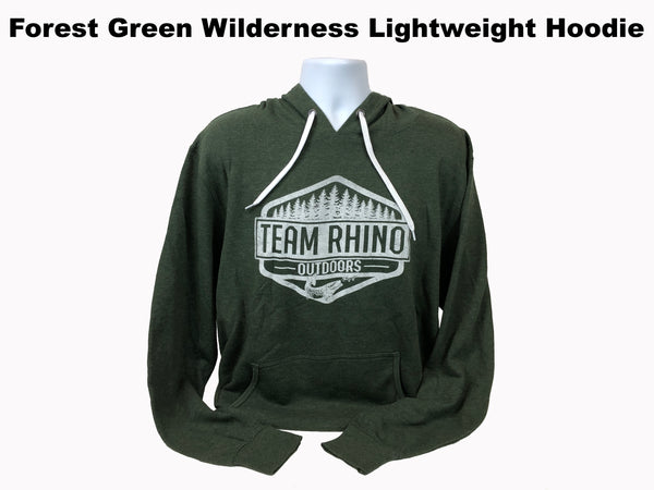 TRO - Wilderness Light Weight Hoodie Forest Green (XL Only)