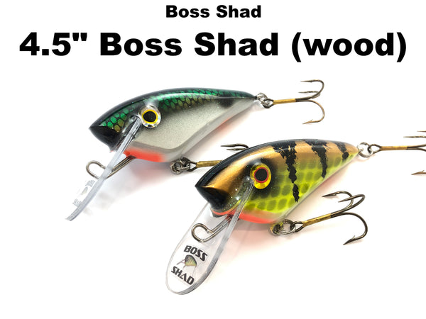 Boss Shad 4.5" Boss Shad (wood)