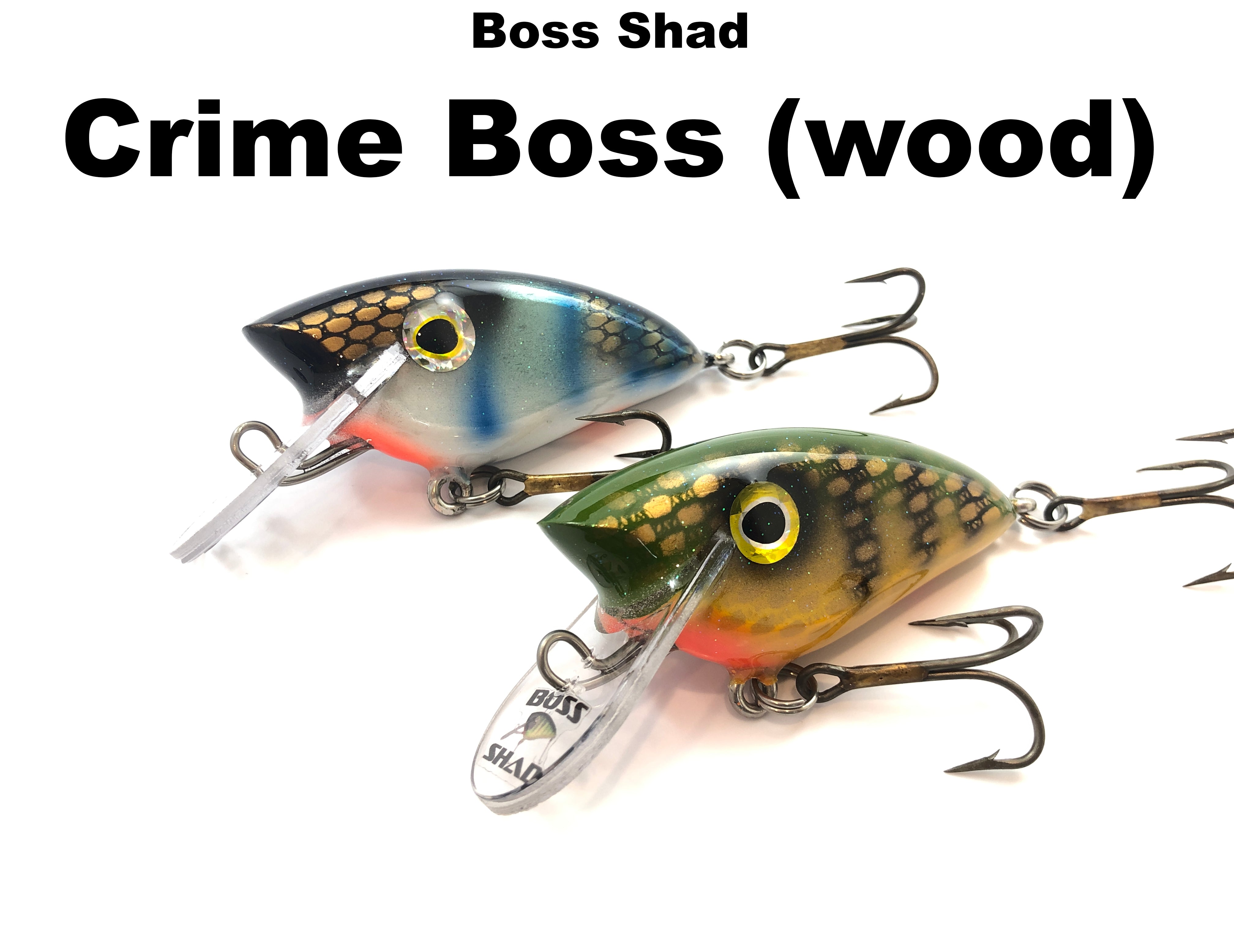 boss fishing box Boss Shad Crime Boss (wood) – Team Rhino Outdoors LLC
